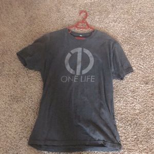Dark grey graphic T-shirt